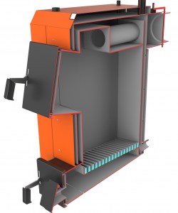 Котел Bizon Econom 16 кВт_розріз